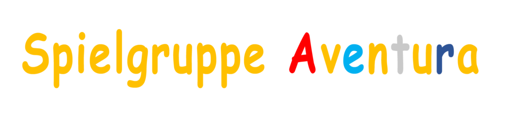 Schriftzug-Logo Spielgruppe Aventura